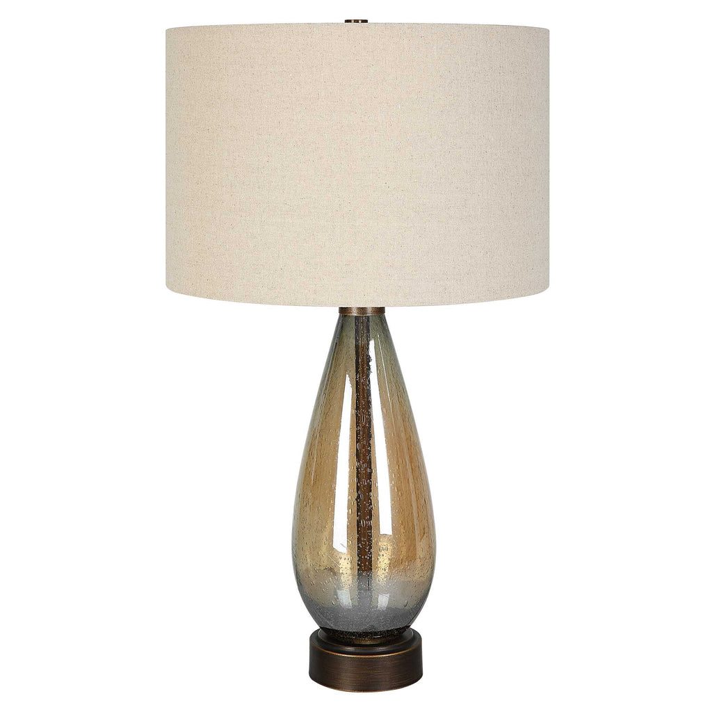 Baltic Teardrop Glass Table Lamp