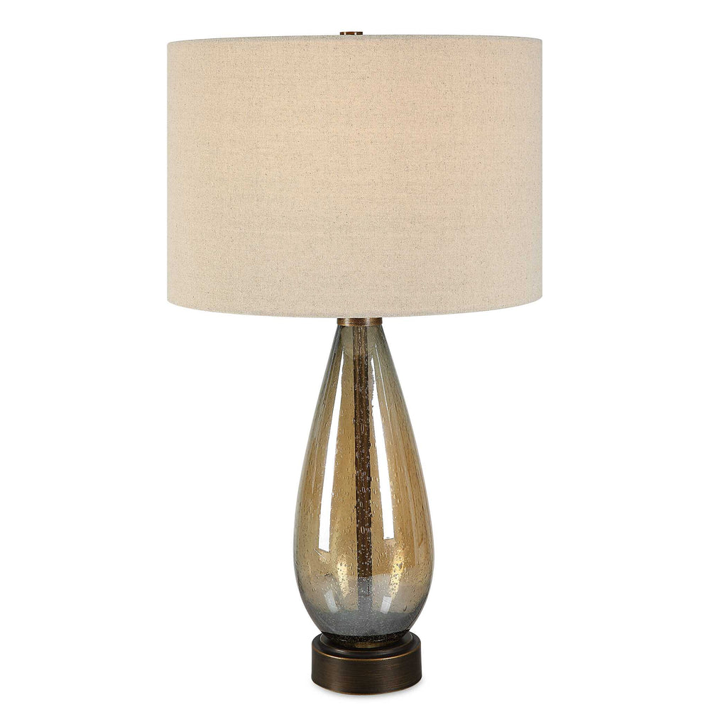 Baltic Teardrop Glass Table Lamp