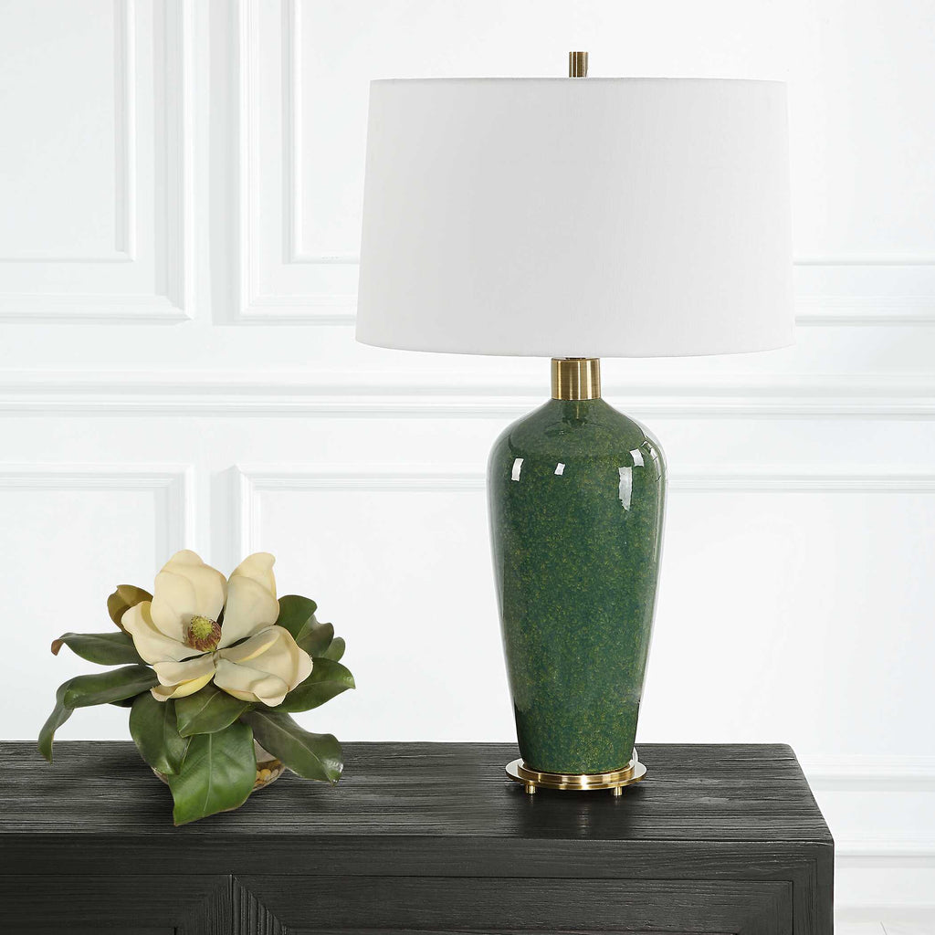Verdell Green Table Lamp