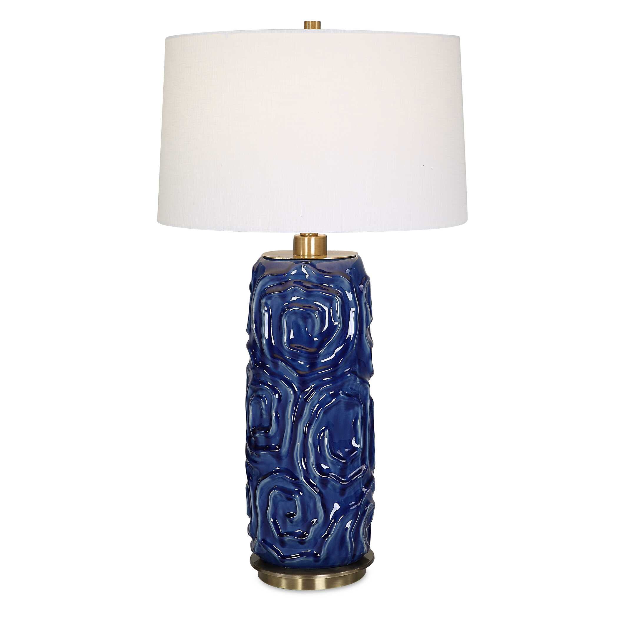 Zade Blue Table Lamp