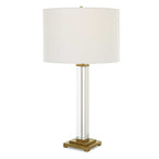 Crystal Column Table Lamp