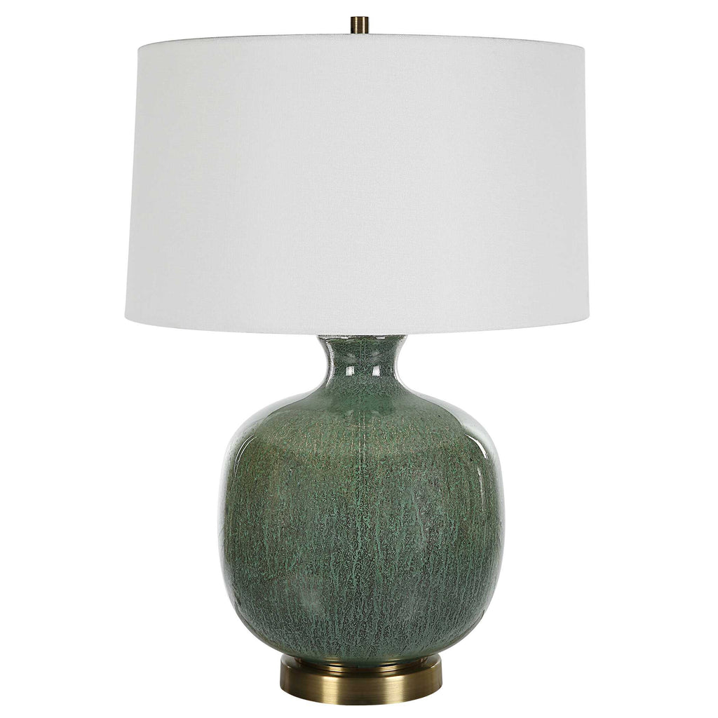 Nataly Aged Green Table Lamp