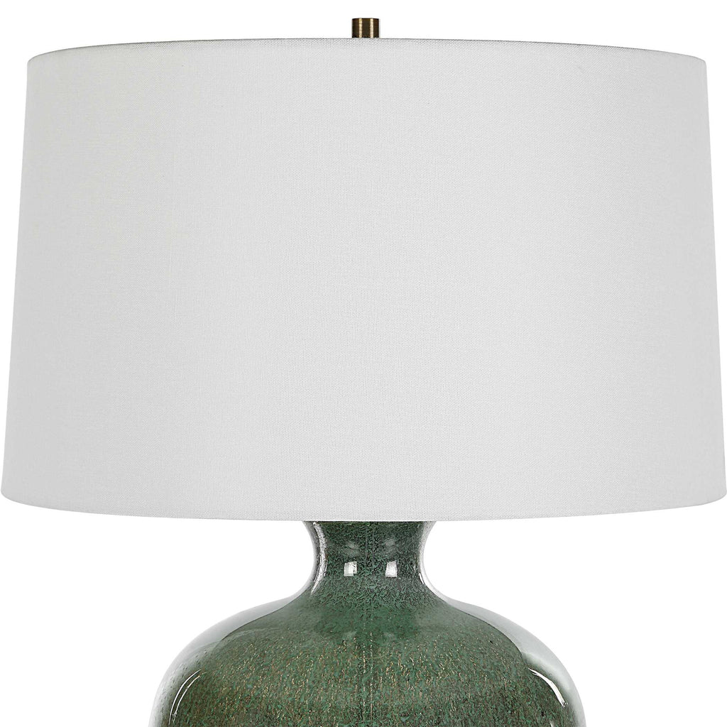 Nataly Aged Green Table Lamp