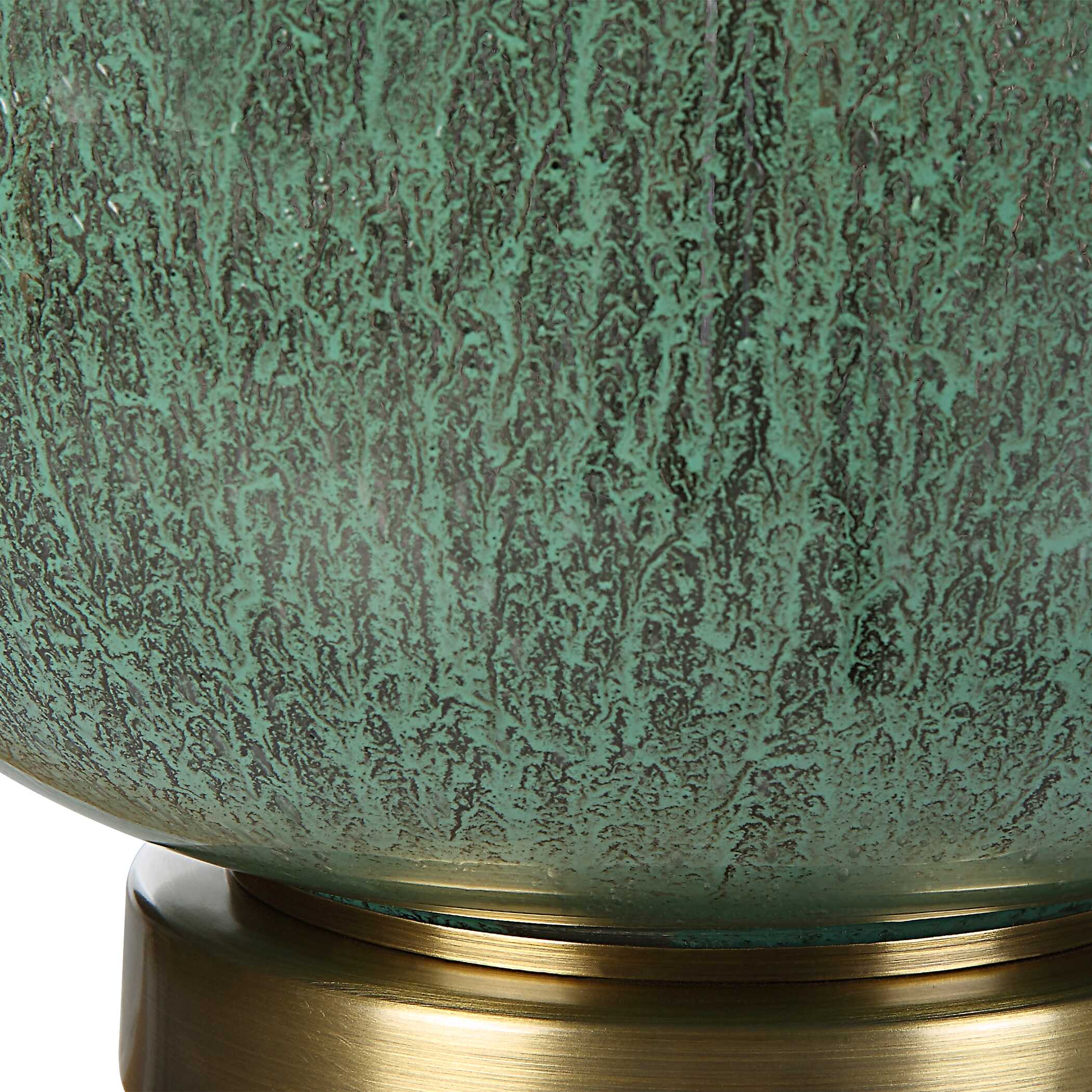 Nataly Aged Green Table Lamp