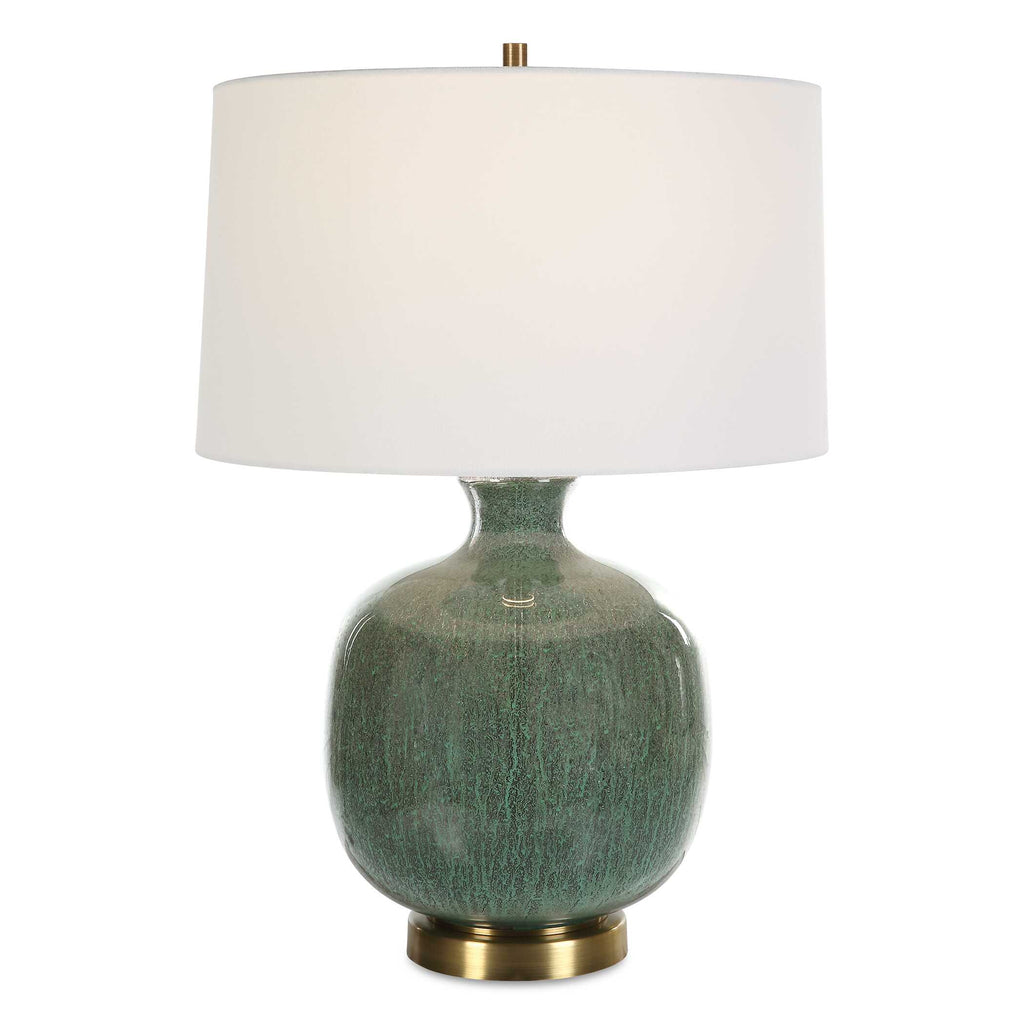 Nataly Aged Green Table Lamp