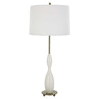 Annora Glossy White Table Lamp