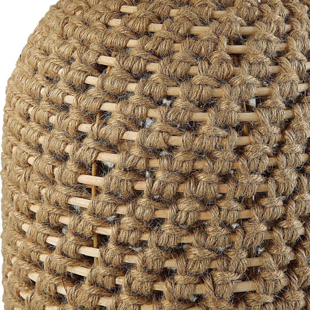 Kendari Rope & Rattan Table Lamp