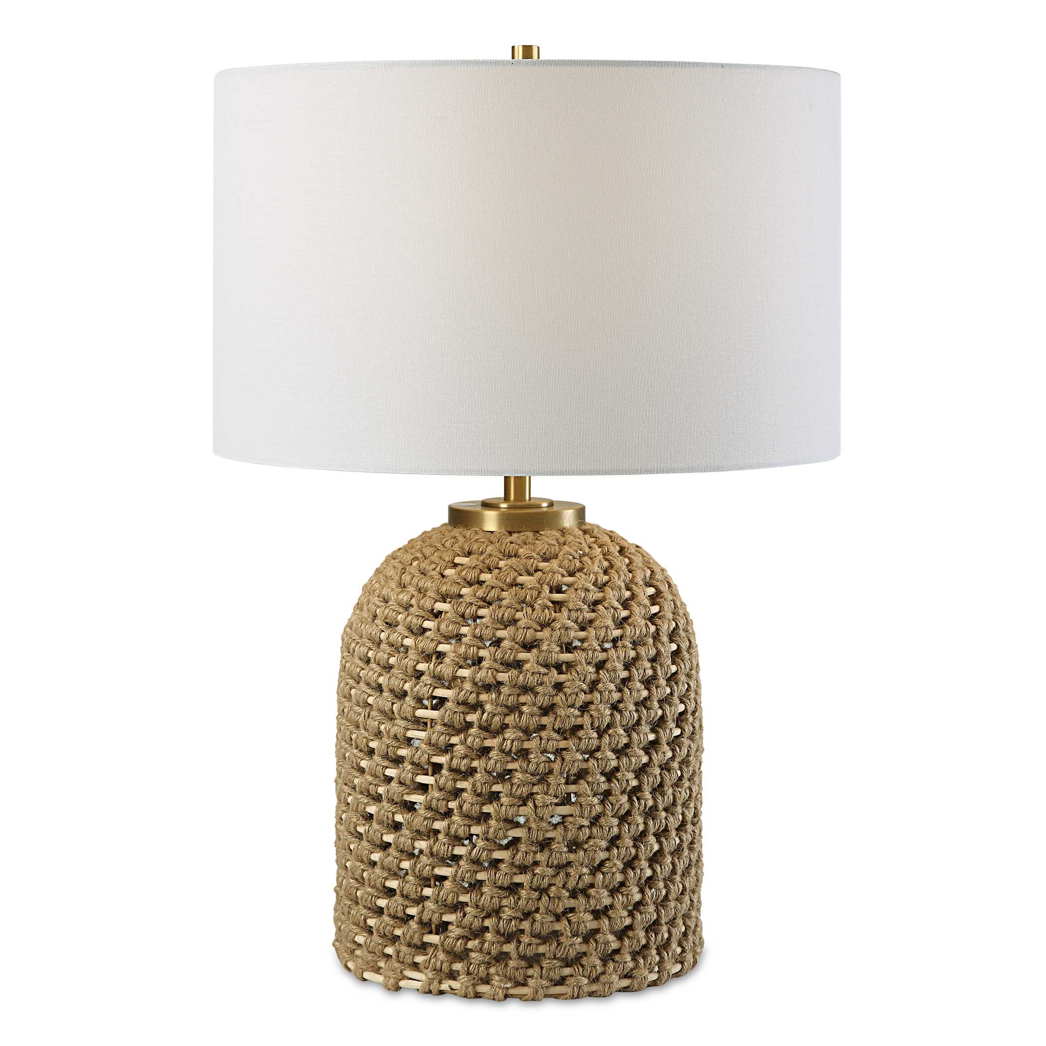 Kendari Rope & Rattan Table Lamp