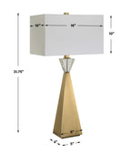 Arete Modern Brass Table Lamp