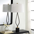 Separate Paths Iron Table Lamp