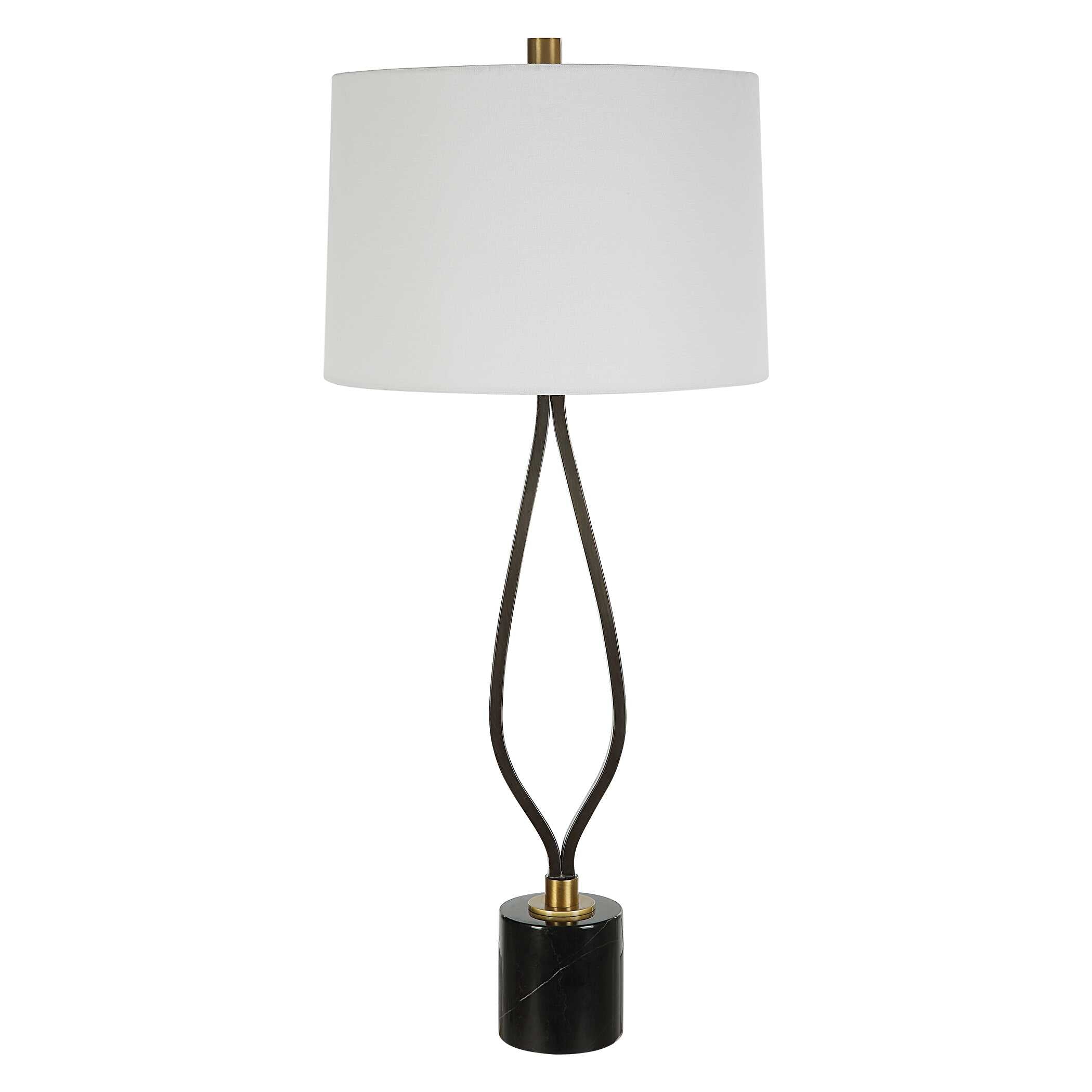 Separate Paths Iron Table Lamp