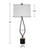 Separate Paths Iron Table Lamp