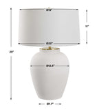 Adelaide White Table Lamp
