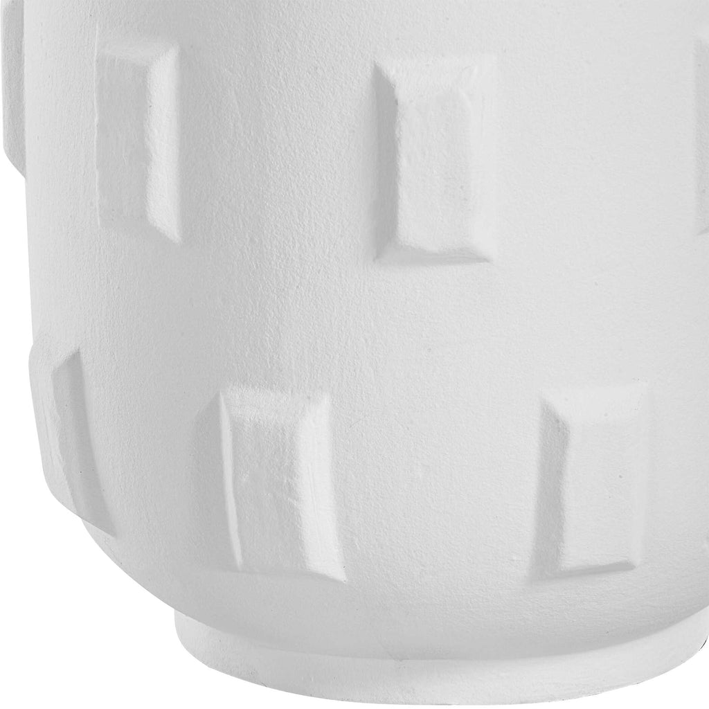 Emerie Textured White Table Lamp