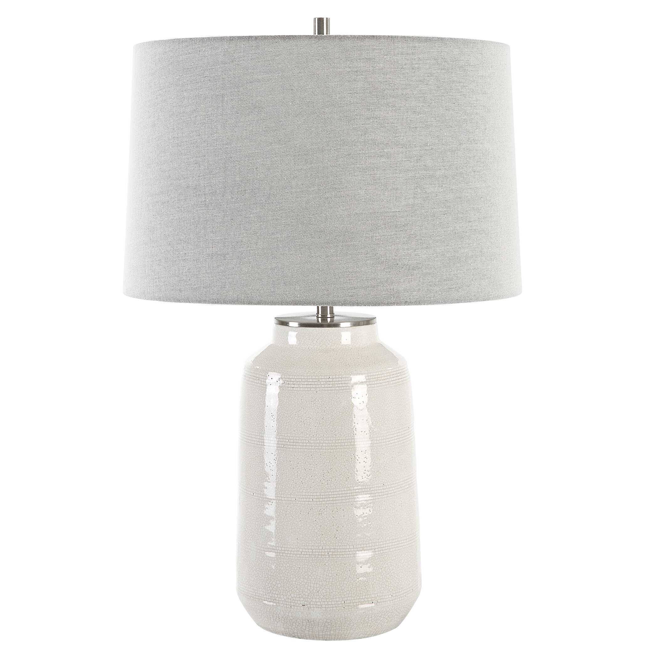 Odawa White Farmhouse Table Lamp