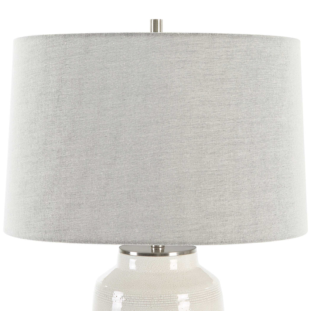 Odawa White Farmhouse Table Lamp