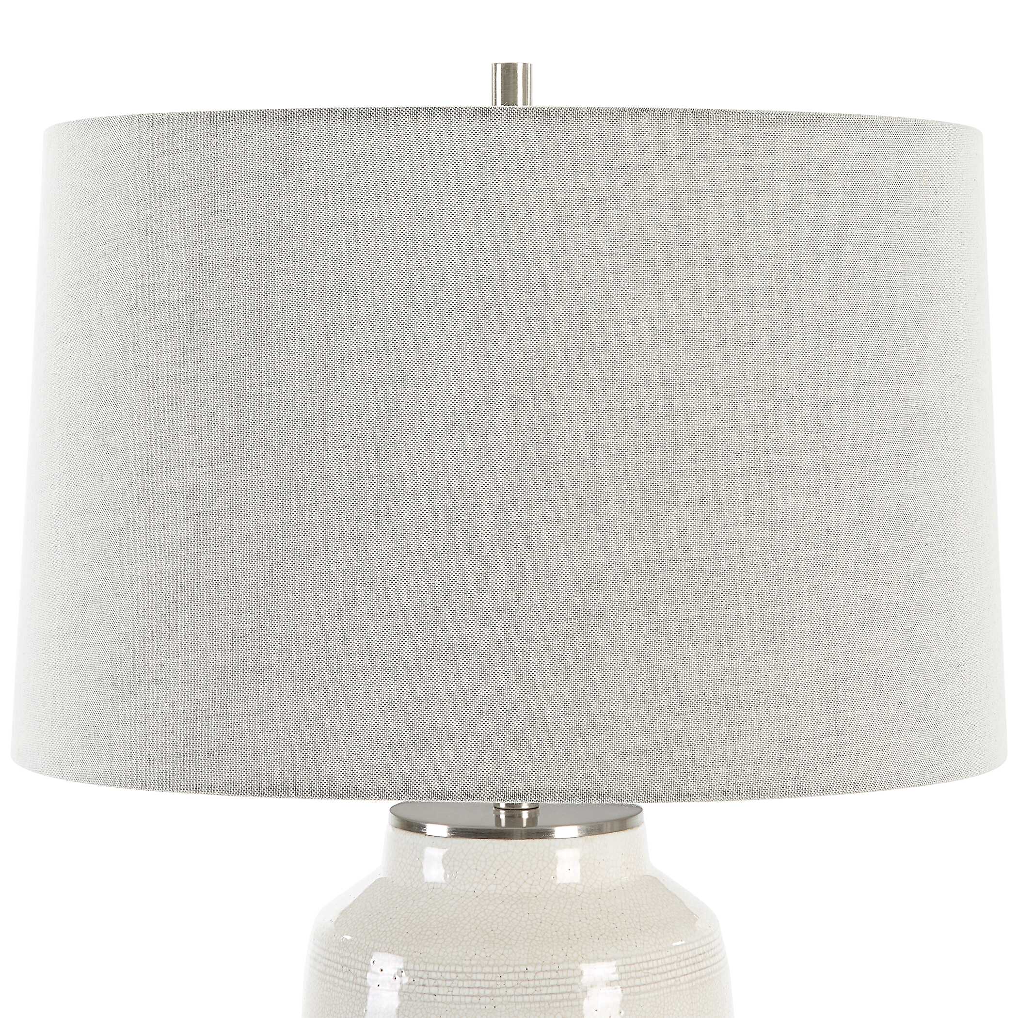 Odawa White Farmhouse Table Lamp