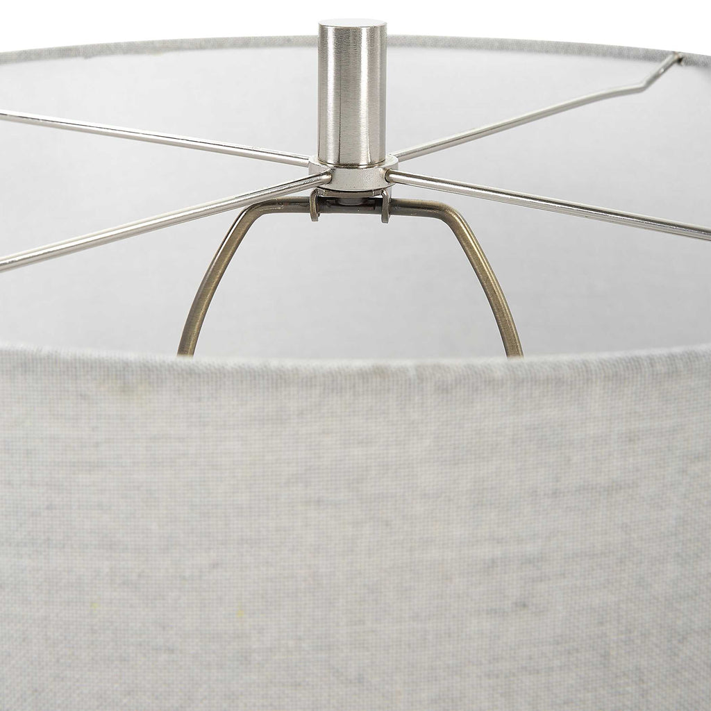 Odawa White Farmhouse Table Lamp