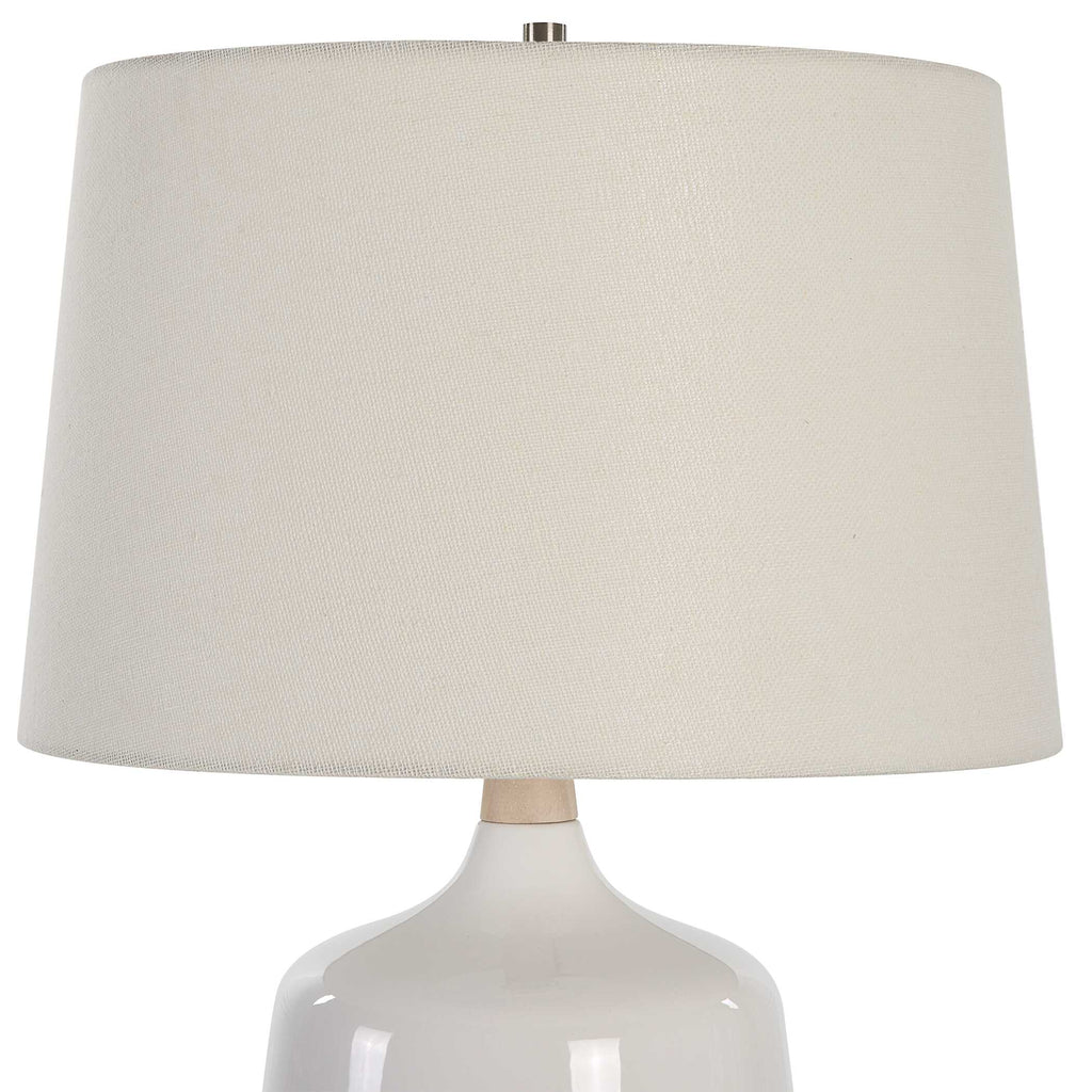 Opal Gloss White Table Lamp