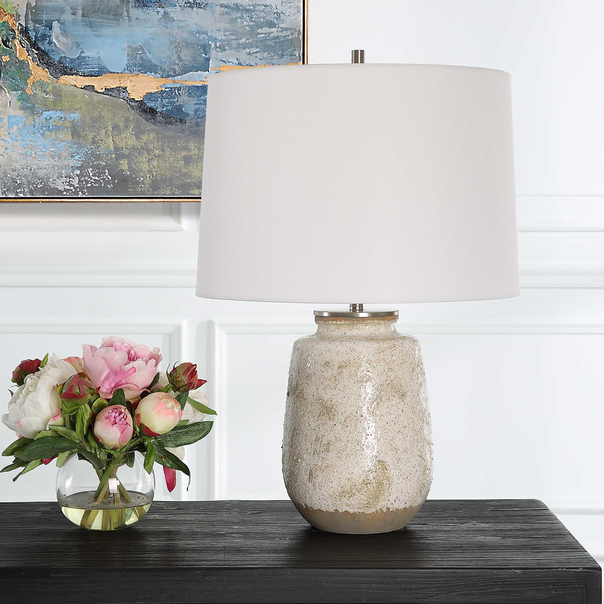Medan Taupe & Gray Table Lamp