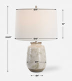 Medan Taupe & Gray Table Lamp