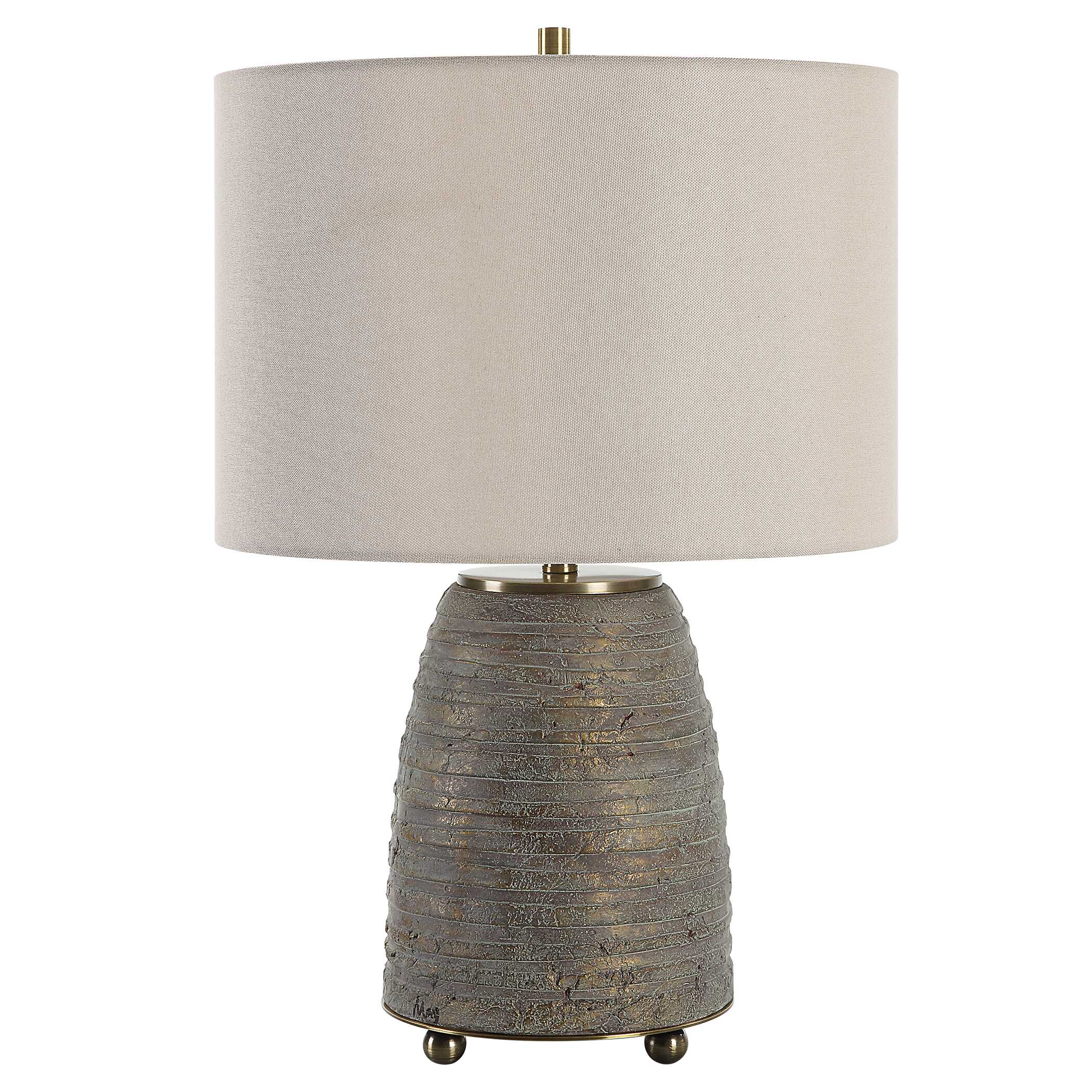 Gorda Bronze Ceramic Table Lamp
