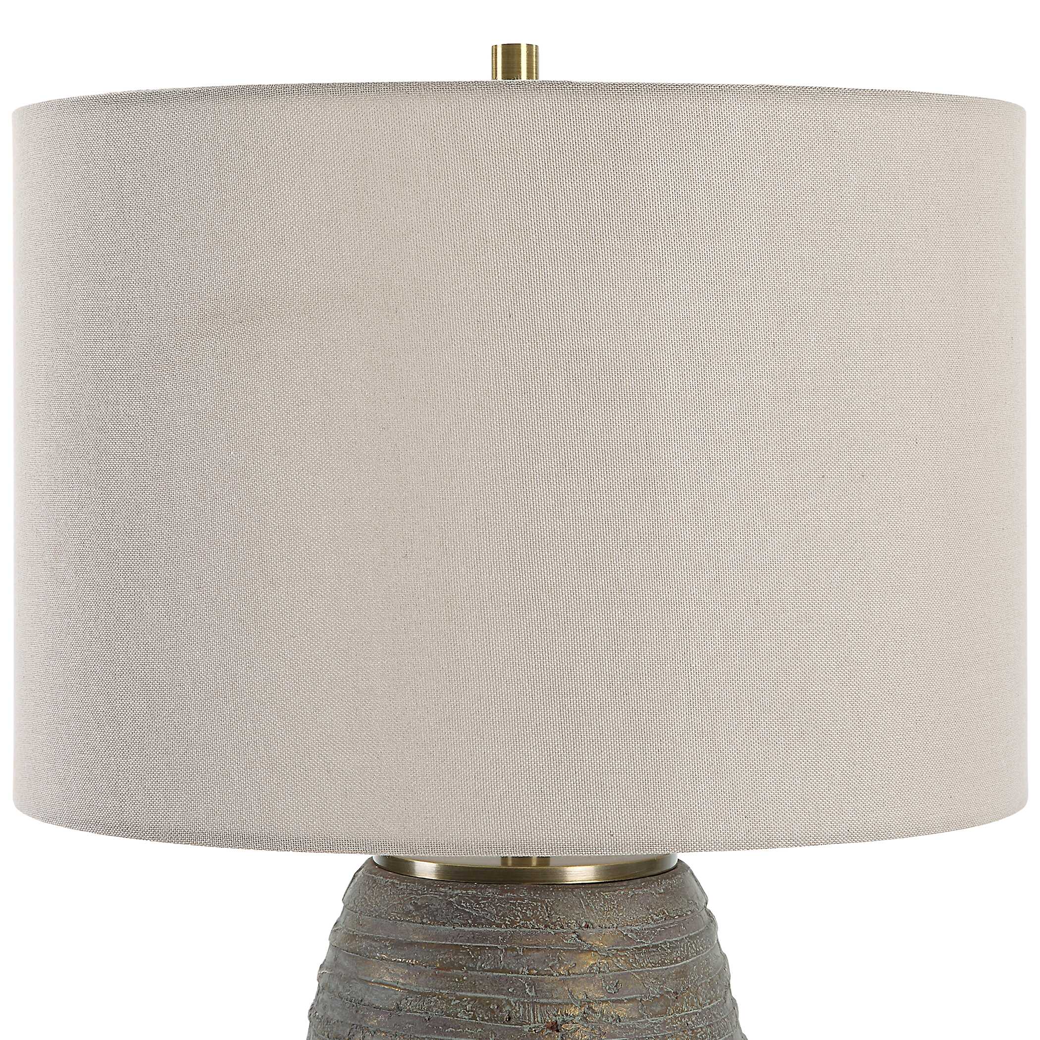 Gorda Bronze Ceramic Table Lamp
