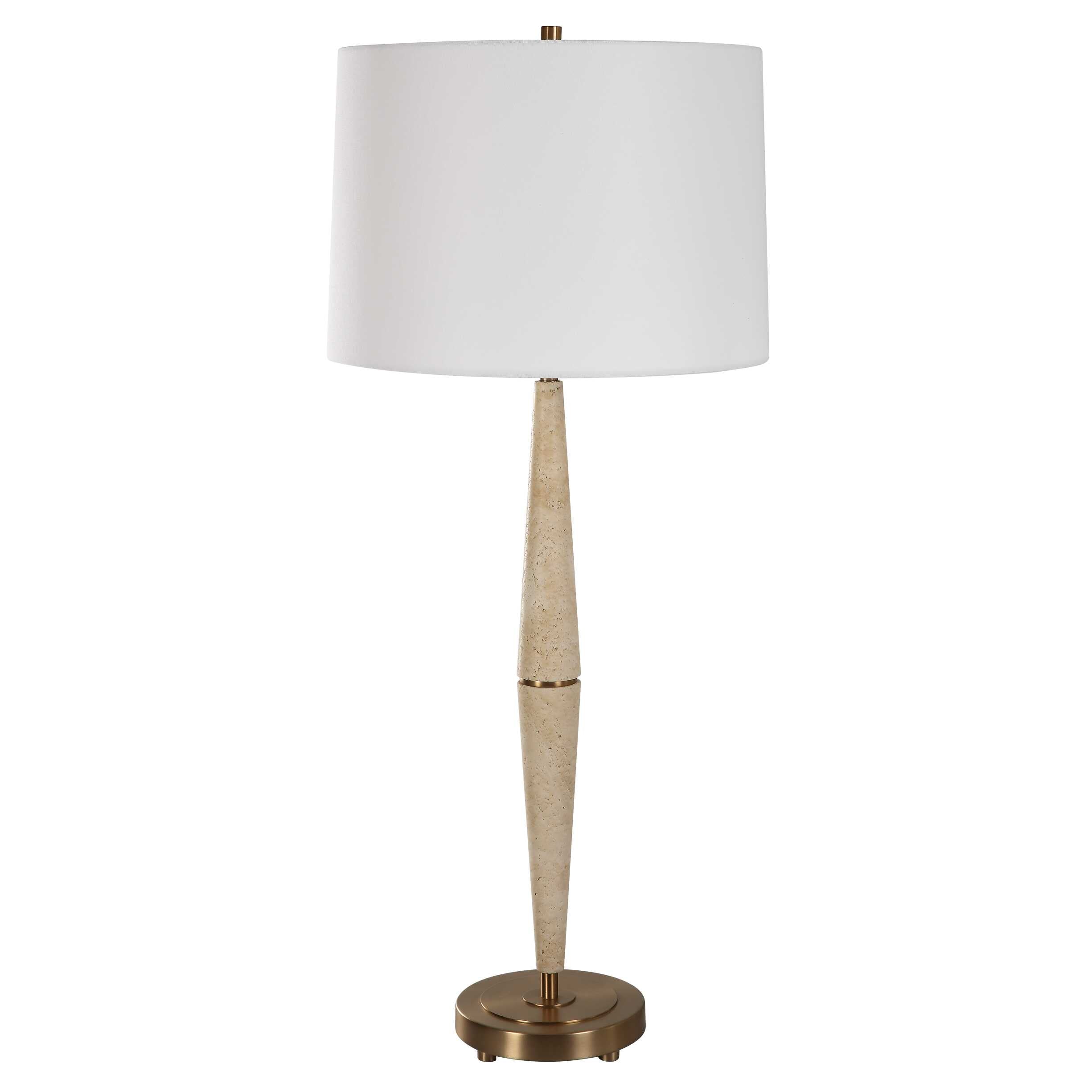 Palu Travertine Table Lamp