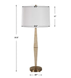 Palu Travertine Table Lamp