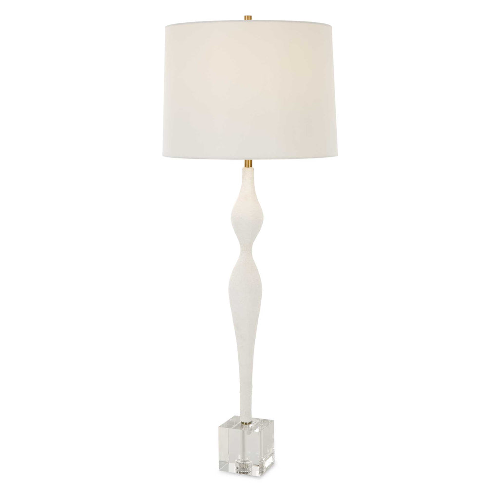 Helena Slender White Table Lamp