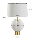 In Bloom White Table Lamp