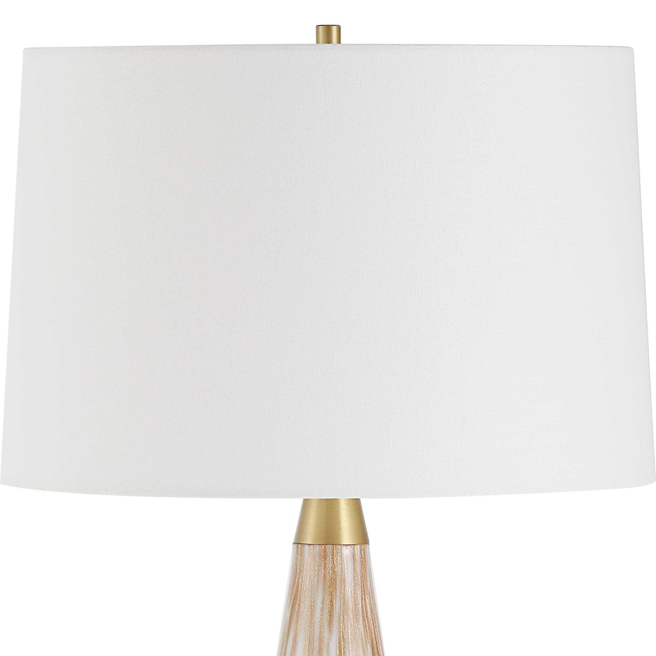 Lyra White & Gold Table Lamp