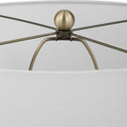 Graphite Ribbed Table Lamp