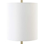 Enigma Teal Blue Glass Buffet Lamp