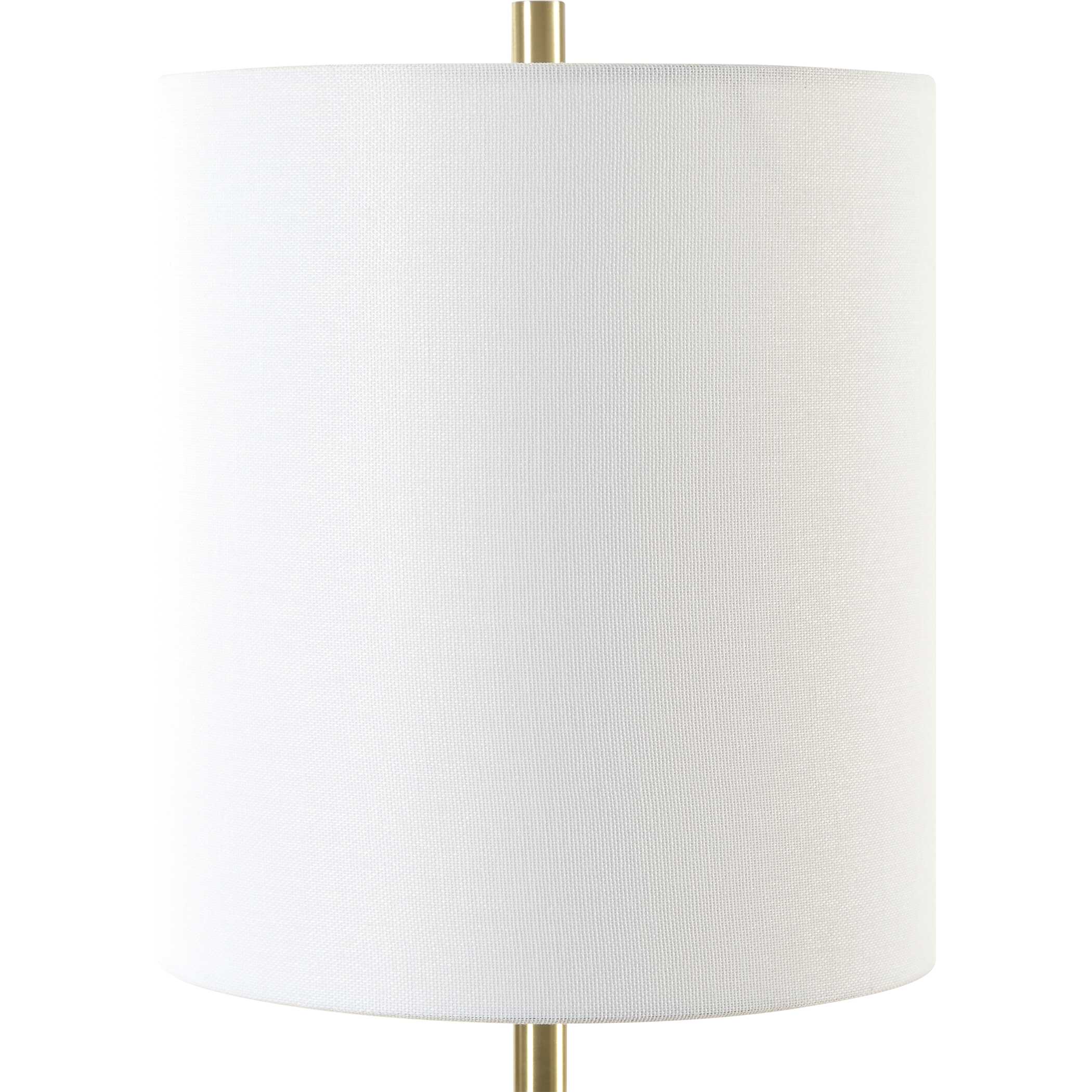 Enigma Teal Blue Glass Buffet Lamp