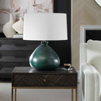 Killarney Distressed Green Table Lamp
