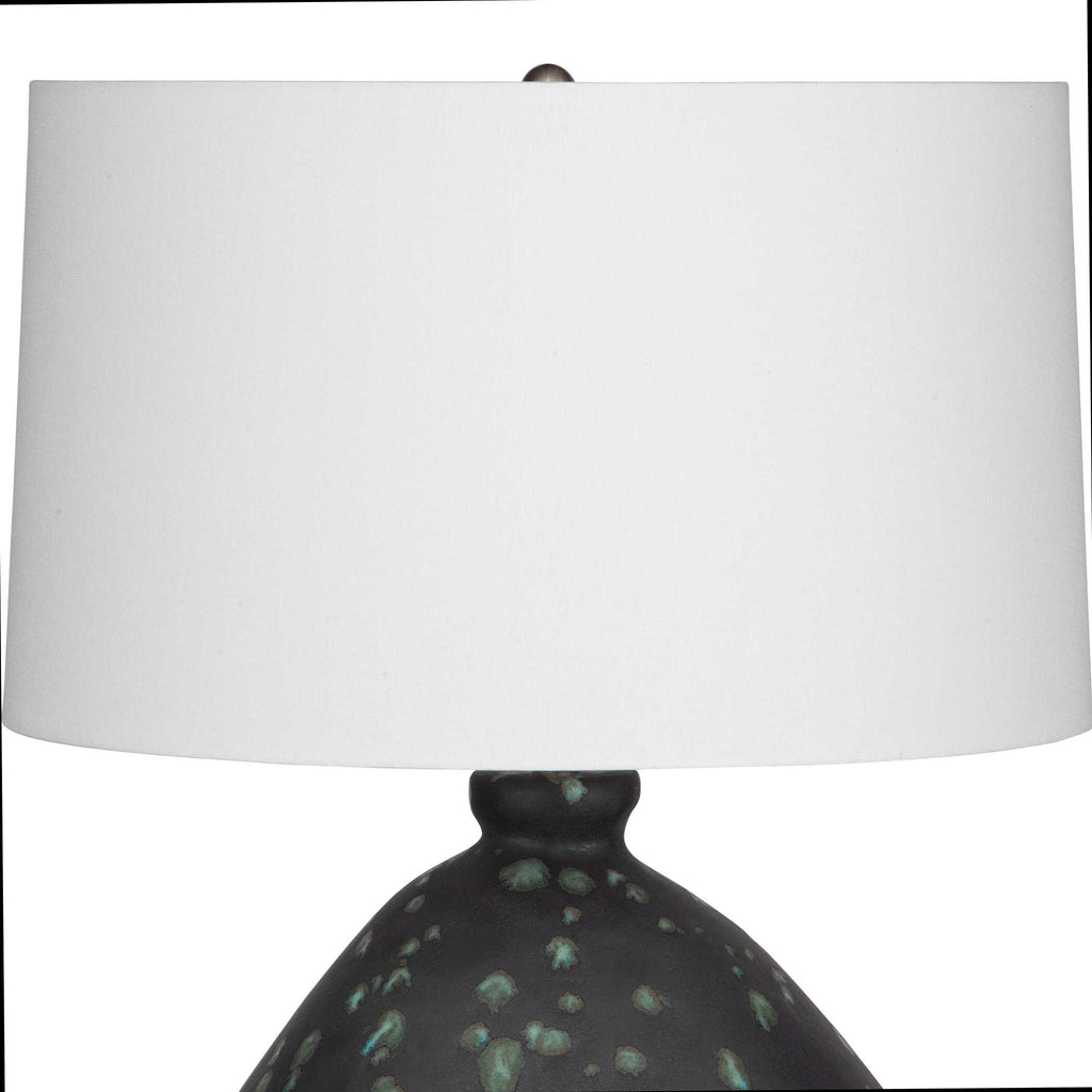 Killarney Distressed Green Table Lamp