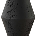 Threefold Black Stone Table Lamp