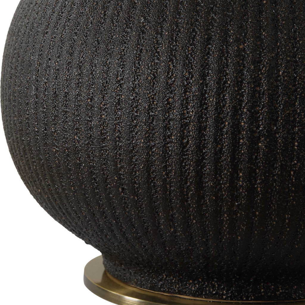 Rimini Black Glaze Table Lamp
