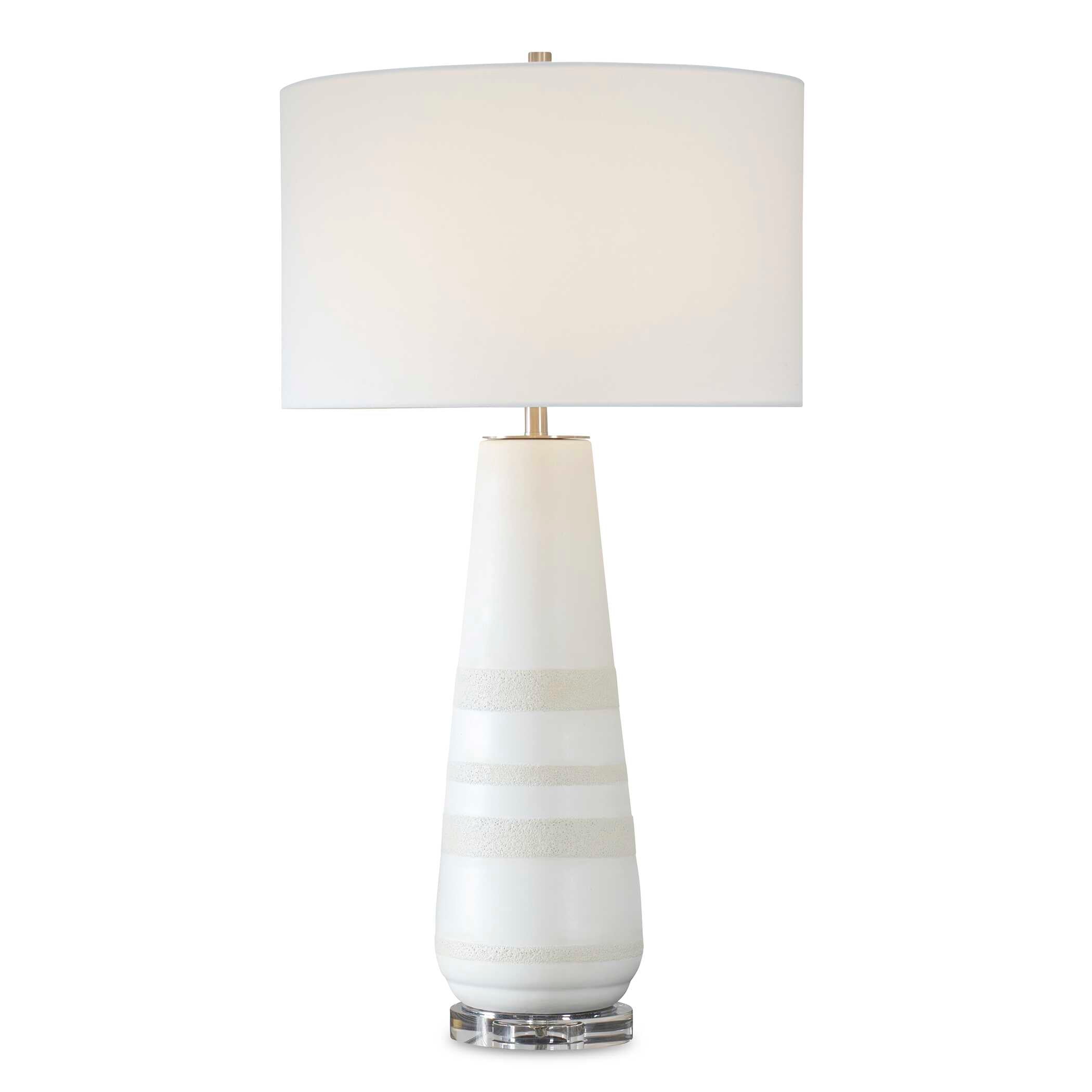 Santino Crackled Ivory Table Lamp