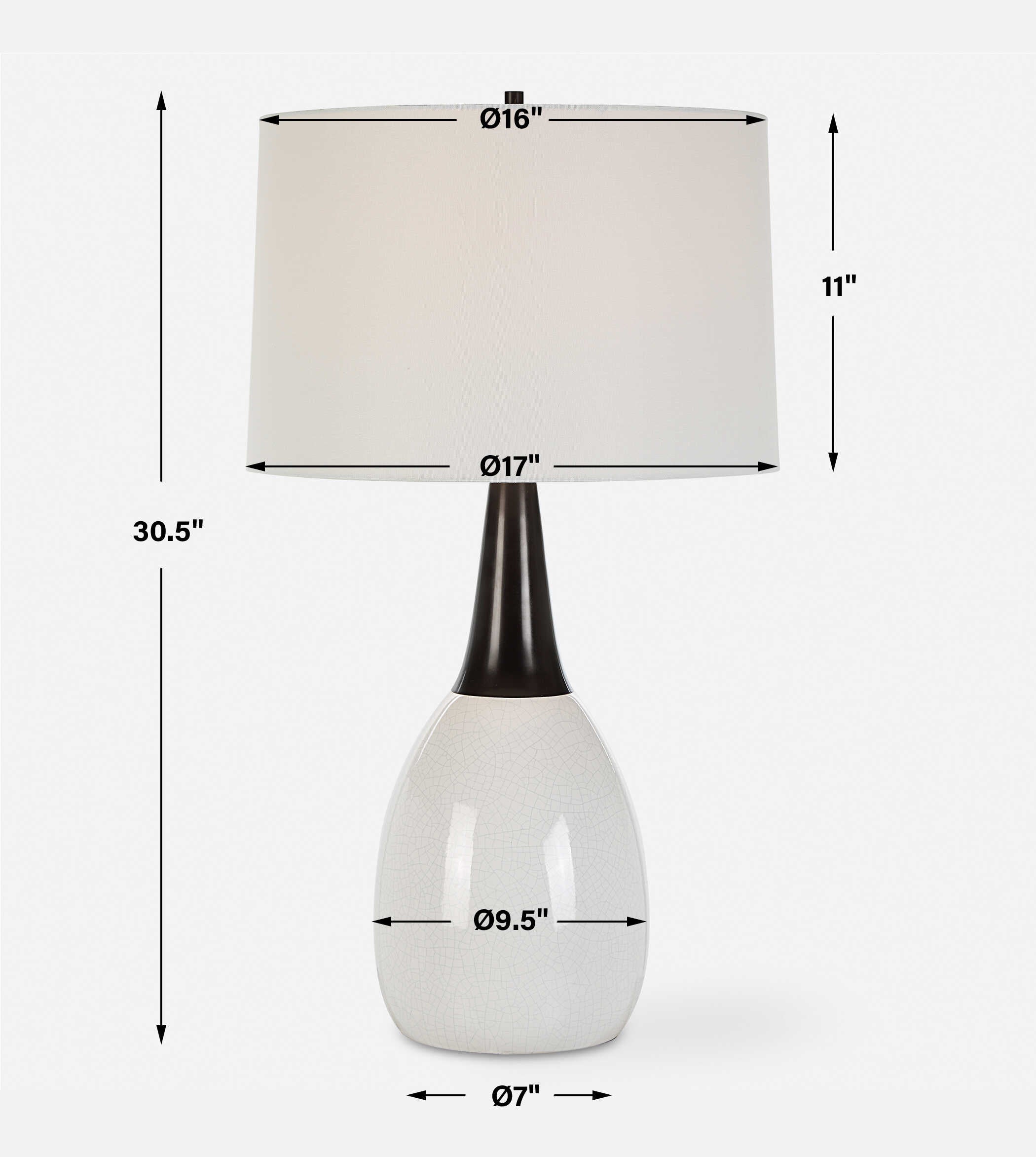Fralin White Table Lamp