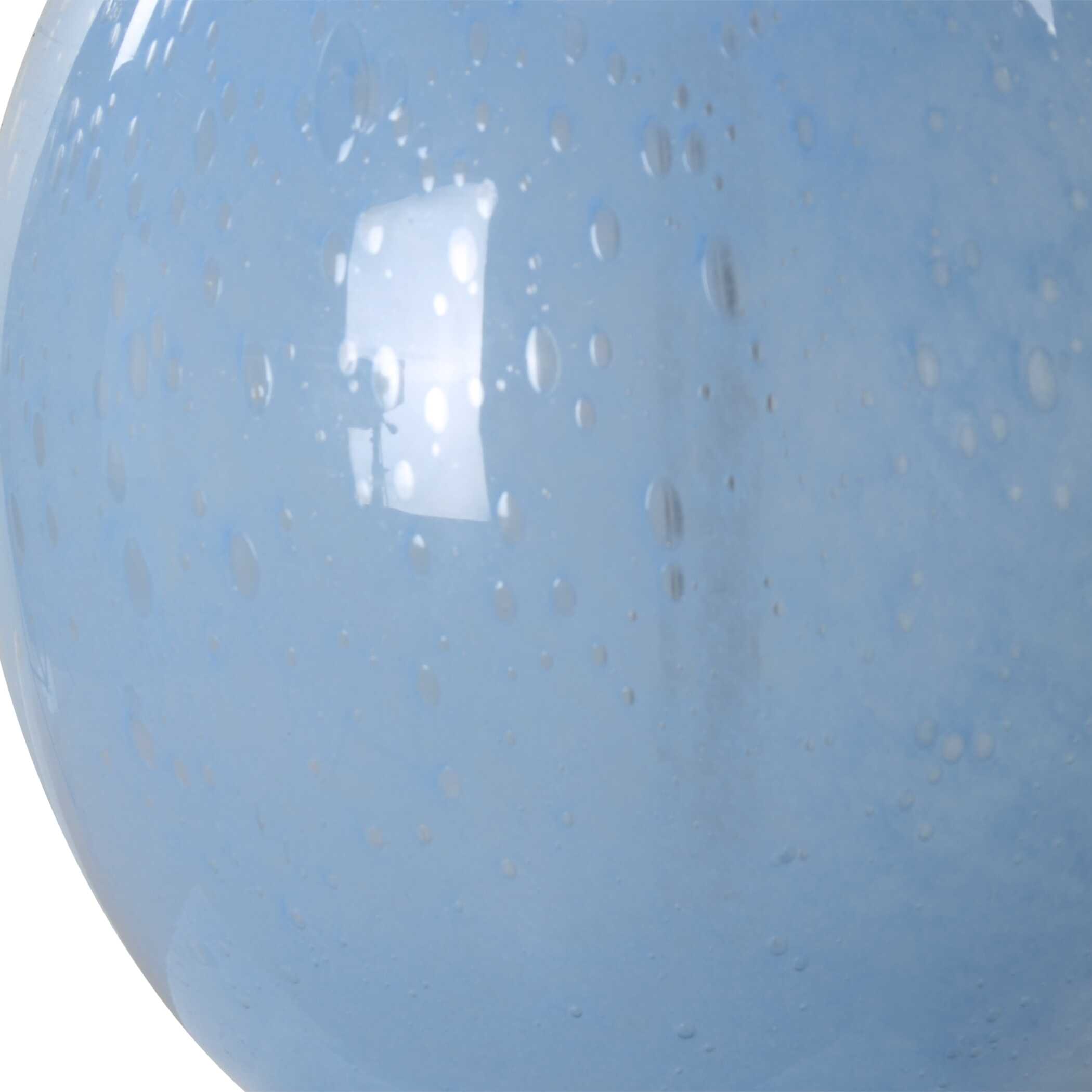 Clear Sky Blue Glass Table Lamp