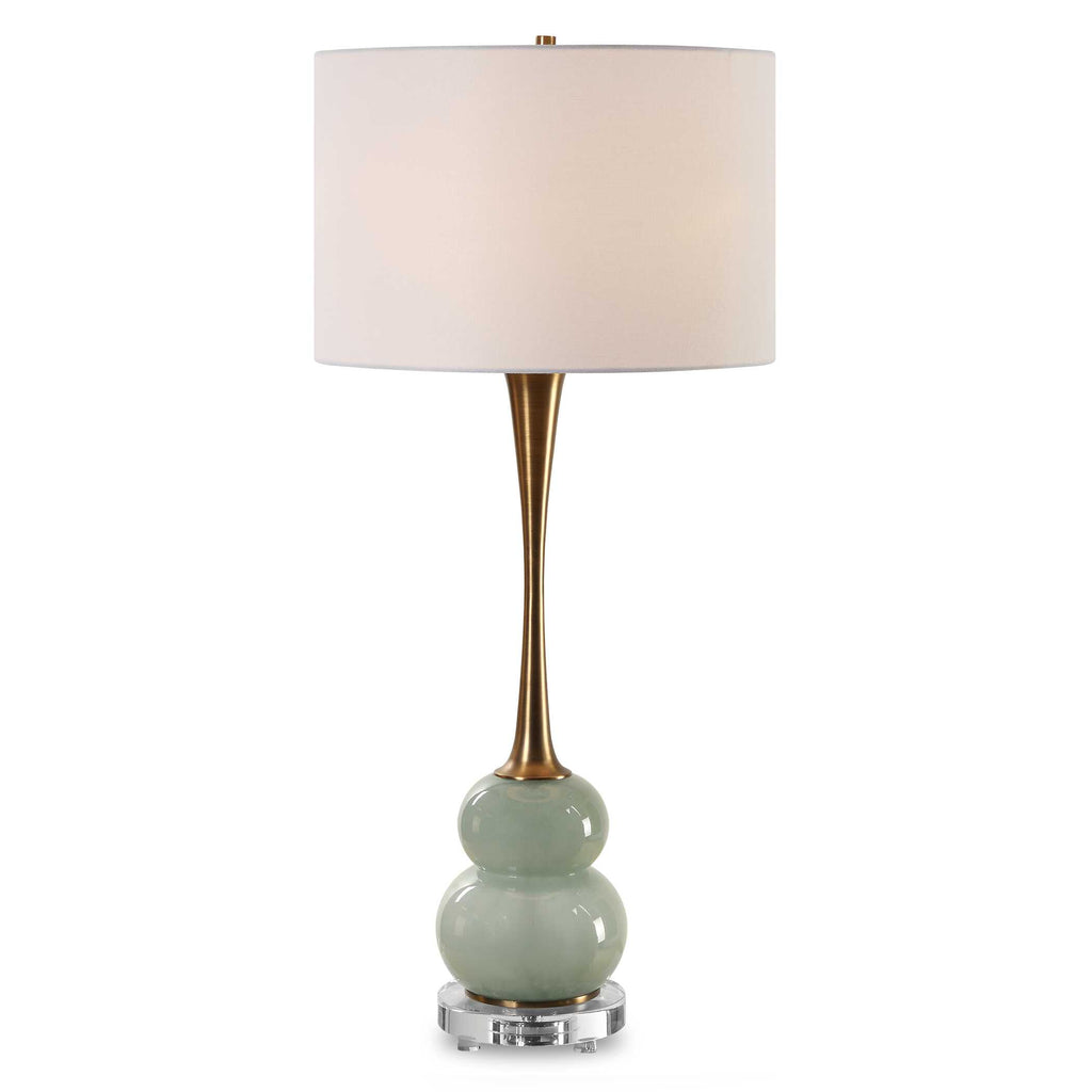 Sanctuary Green Gray Table Lamp