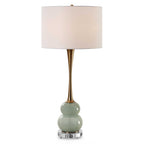 Sanctuary Green Gray Table Lamp