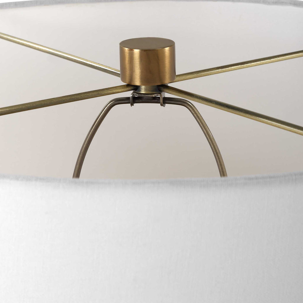 Americana Aged Black Table Lamp