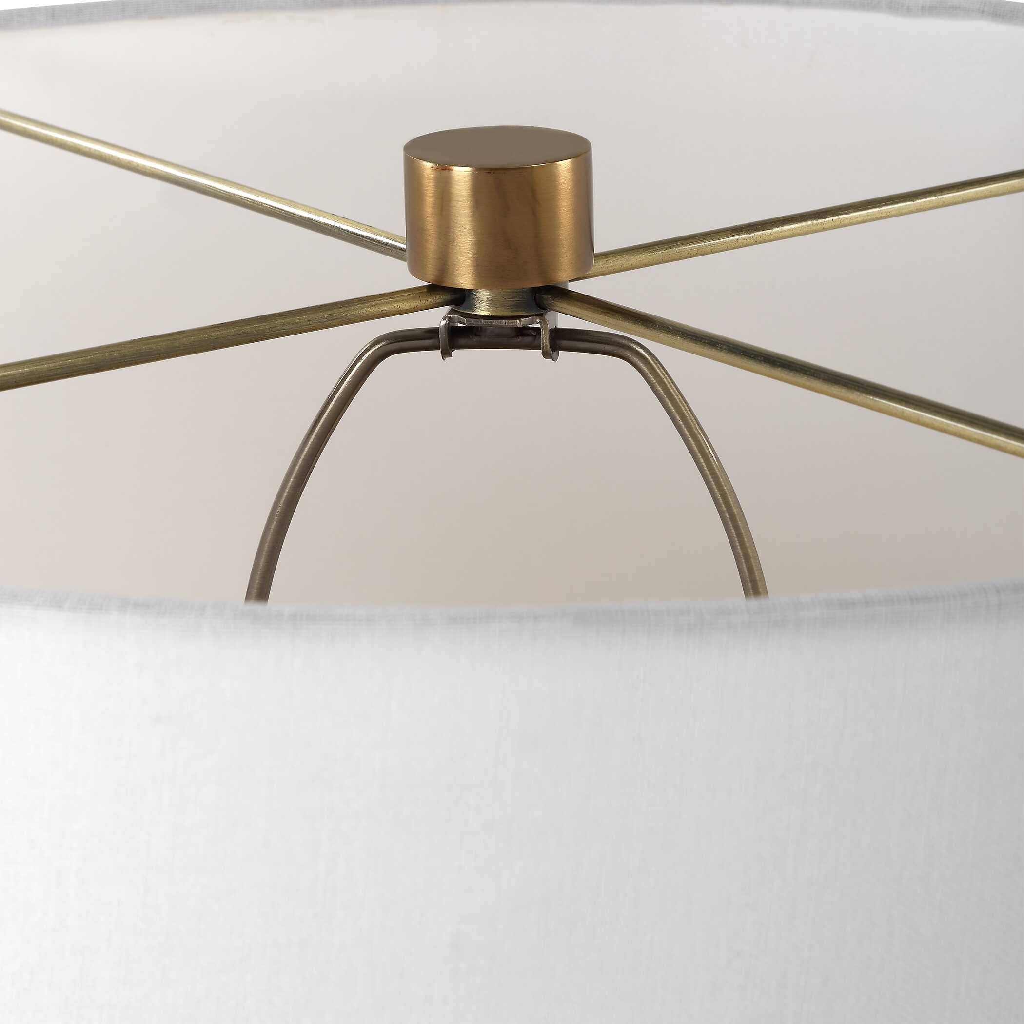 Americana Aged Black Table Lamp