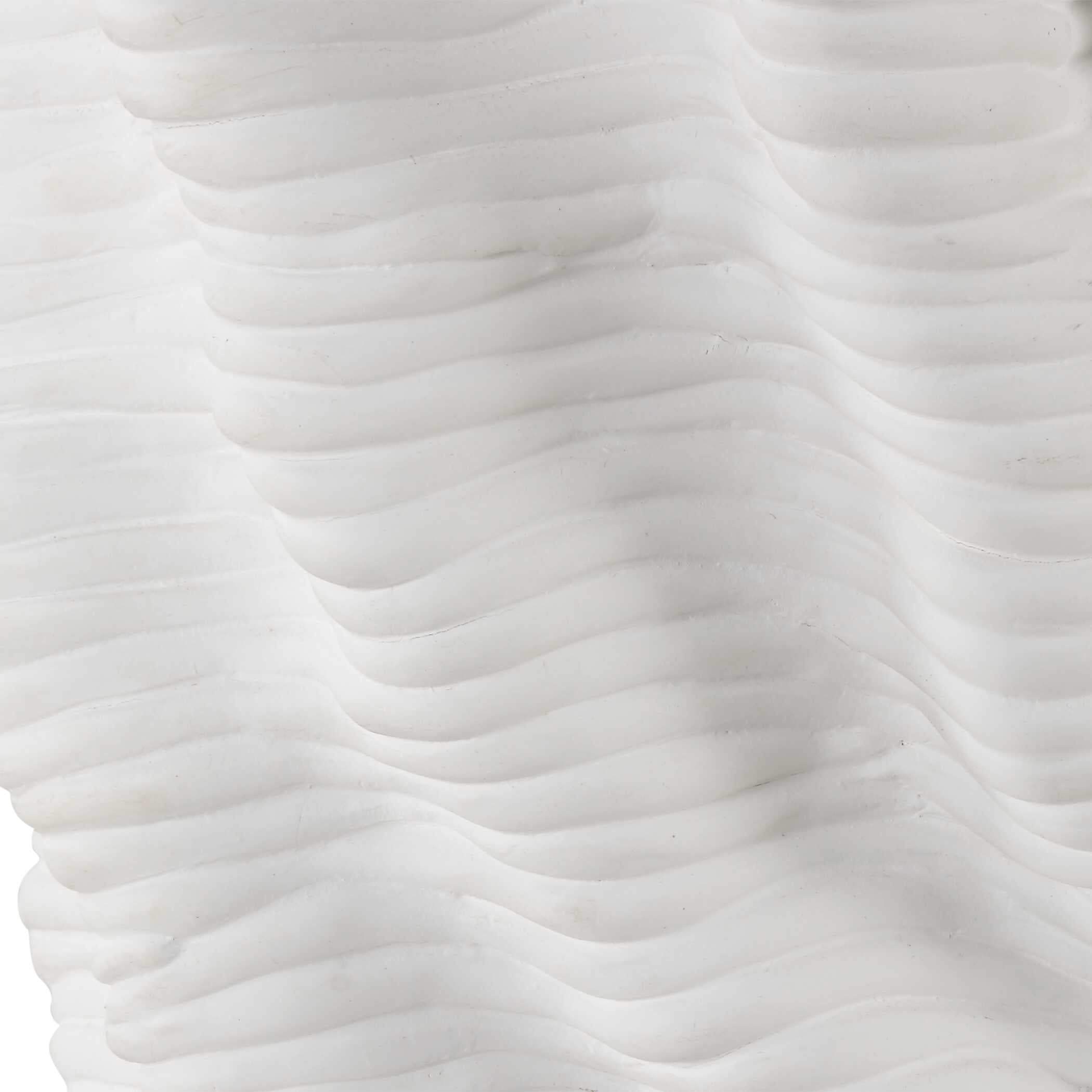 Stratified White Table Lamp