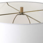 Knox Travertine Floor Lamp