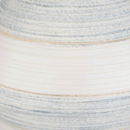Potter Striped Ivory Blue Table Lamp
