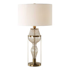 Out Of Time Seeded Glass Table Lamp